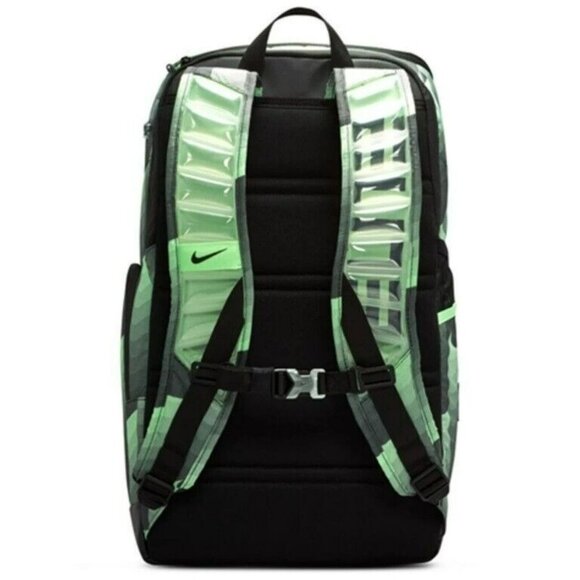 Nike Hoops Elite Backpack Vapor Green Black Grey 32L Basketball Bag FZ7311-376 - Picture 4 of 5